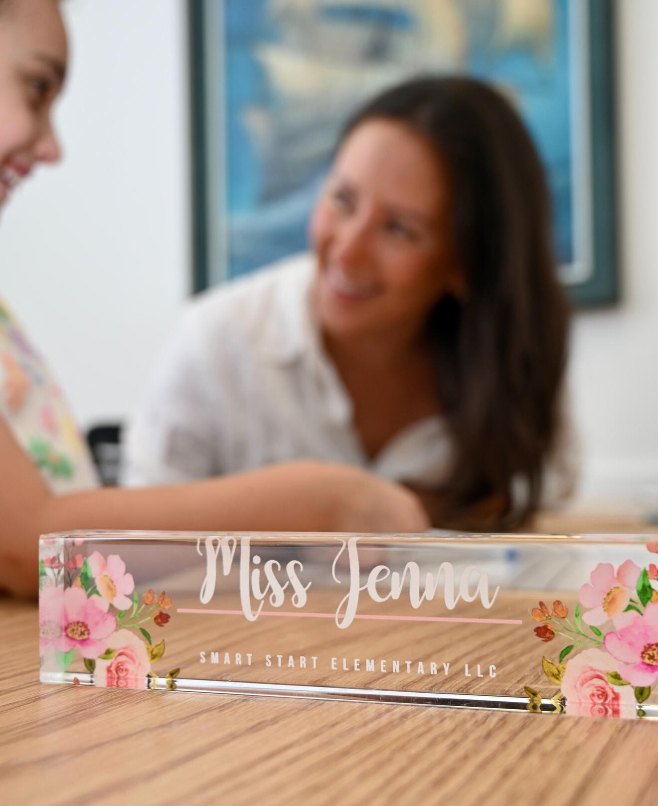 Literacy Tutoring Miss Jenna the literacy tutor is teaching an elementary grade student how to read.